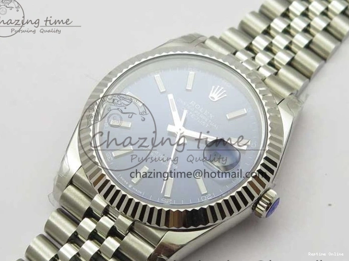 0114 SportInspired DateJust 41MM 126334 904L SS VRF 1:1 Best Edition Blue Dial Stick Markers on SS Jubilee Bracelet A 2903